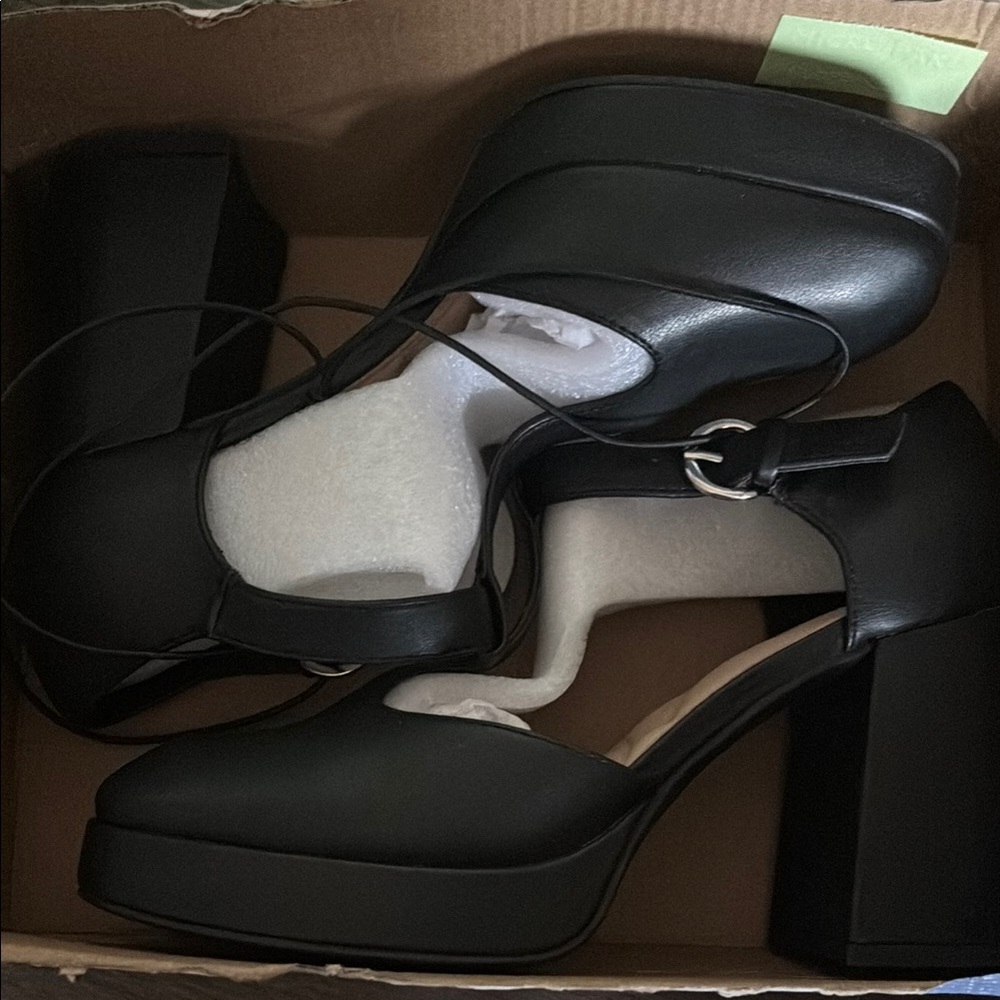 Pop Black Platform Shoes